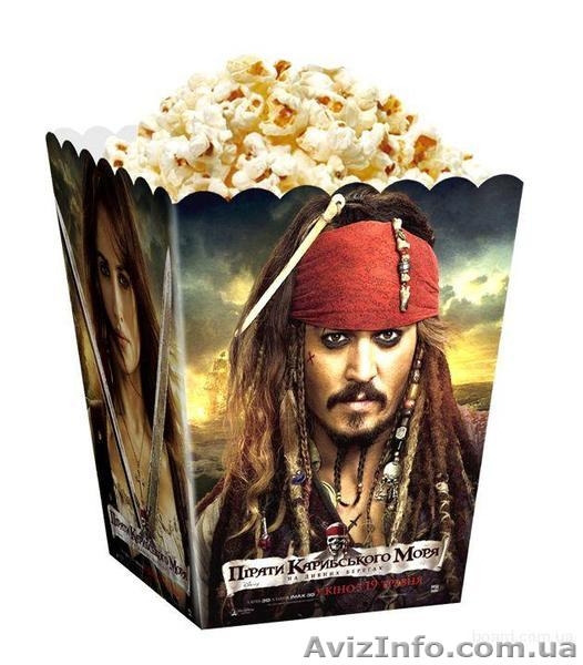 Бумажная упаковка для попкорна (картонные коробочки) - <ro>Изображение</ro><ru>Изображение</ru> #2, <ru>Объявление</ru> #460516