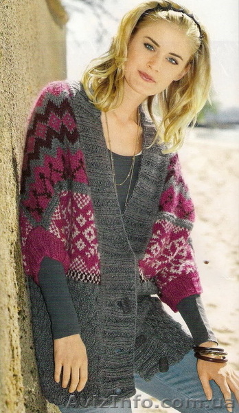 Вязаный жакет спицами - <ro>Изображение</ro><ru>Изображение</ru> #5, <ru>Объявление</ru> #481674