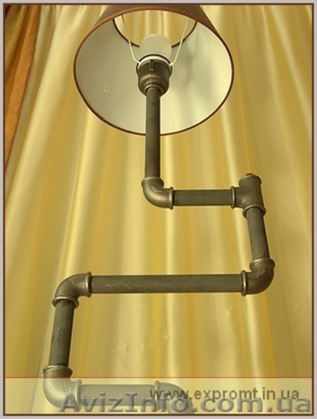 Оригинальный торшер из водопроводных труб. - <ro>Изображение</ro><ru>Изображение</ru> #8, <ru>Объявление</ru> #446406