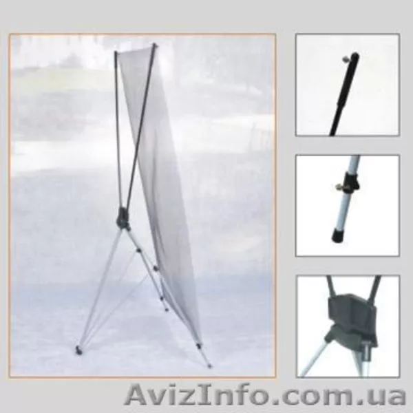 Мобильный стенд х-баннер (x-banner) в Киеве - <ro>Изображение</ro><ru>Изображение</ru> #3, <ru>Объявление</ru> #476423