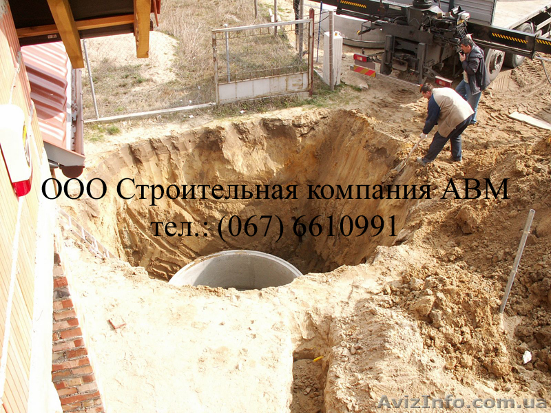 Монтаж автономной канализации, септики из железобетонных колец - <ro>Изображение</ro><ru>Изображение</ru> #9, <ru>Объявление</ru> #554414