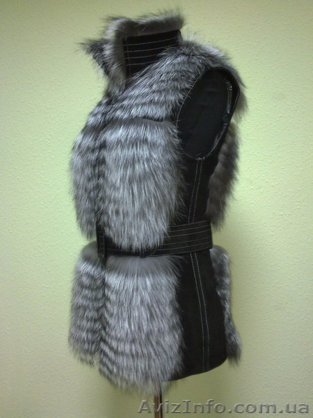 жилетка из чернобурки и замши. - <ro>Изображение</ro><ru>Изображение</ru> #2, <ru>Объявление</ru> #558044
