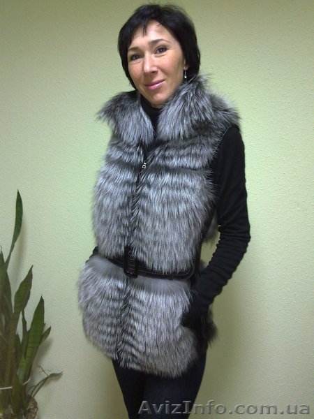 жилетка из чернобурки и замши. - <ro>Изображение</ro><ru>Изображение</ru> #3, <ru>Объявление</ru> #558044