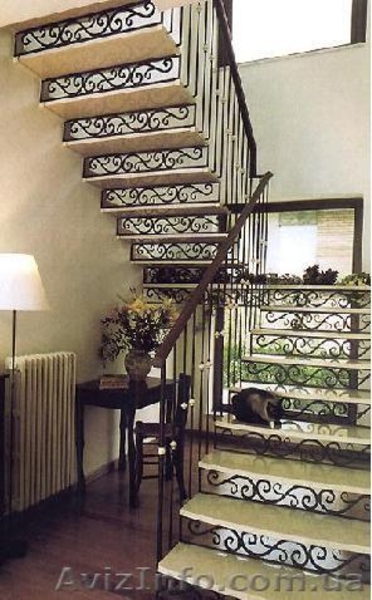 Лестницы из черного металла, с коваными элементами - <ro>Изображение</ro><ru>Изображение</ru> #1, <ru>Объявление</ru> #529924