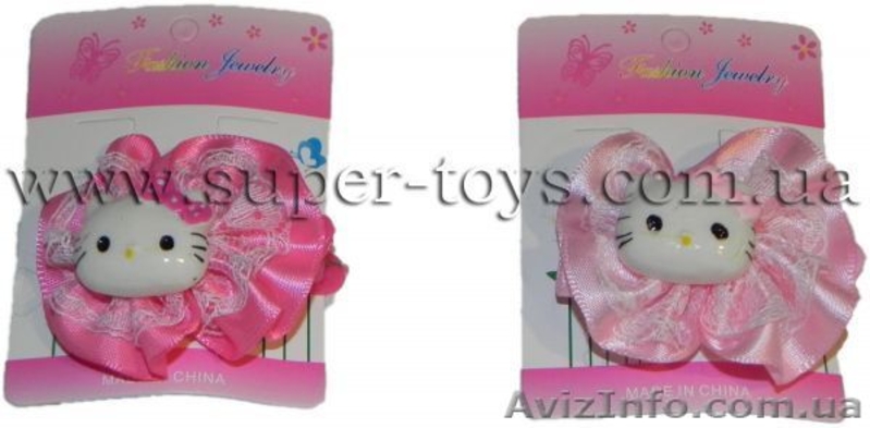 Заколка Китти (пластиковая) - <ro>Изображение</ro><ru>Изображение</ru> #2, <ru>Объявление</ru> #531712