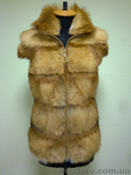 жилетка  из  натуральной  лисы. - <ro>Изображение</ro><ru>Изображение</ru> #1, <ru>Объявление</ru> #563667