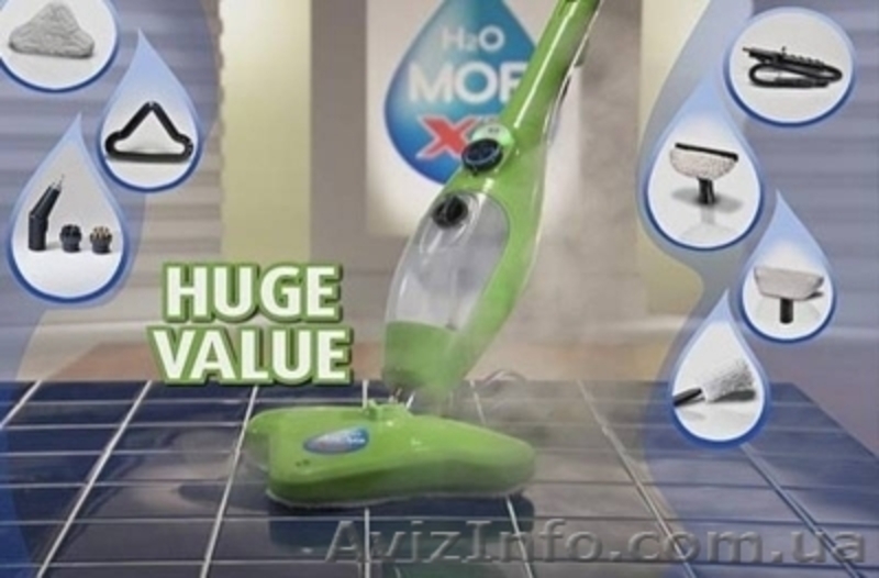 ПАРОВАЯ ШВАБРА H2O Mop X5 5 в 1 зеленая в наличии - <ro>Изображение</ro><ru>Изображение</ru> #3, <ru>Объявление</ru> #587882