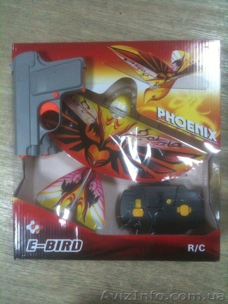 Летающая птица на дистанционном управлении с лазерным пистолетом. - <ro>Изображение</ro><ru>Изображение</ru> #6, <ru>Объявление</ru> #584938