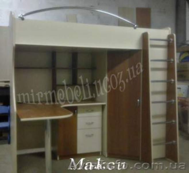 Детская кровать-чердак с рабочей зоной на заказ - <ro>Изображение</ro><ru>Изображение</ru> #6, <ru>Объявление</ru> #574202