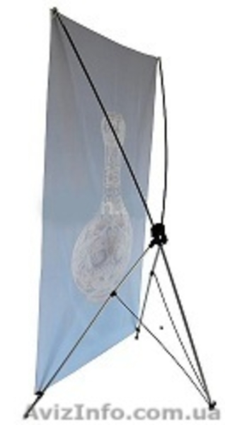 Х-баннер стенд "Паук" 1200х2000 мм - <ro>Изображение</ro><ru>Изображение</ru> #1, <ru>Объявление</ru> #574748