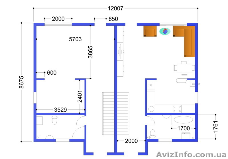 Дом из газоблока - <ro>Изображение</ro><ru>Изображение</ru> #2, <ru>Объявление</ru> #624286
