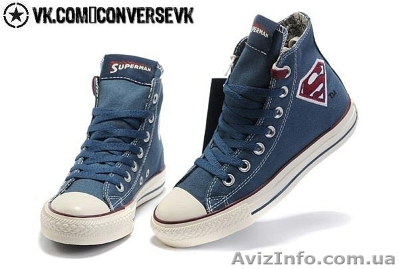 Кеды Converse All Star Superman - <ro>Изображение</ro><ru>Изображение</ru> #1, <ru>Объявление</ru> #657538
