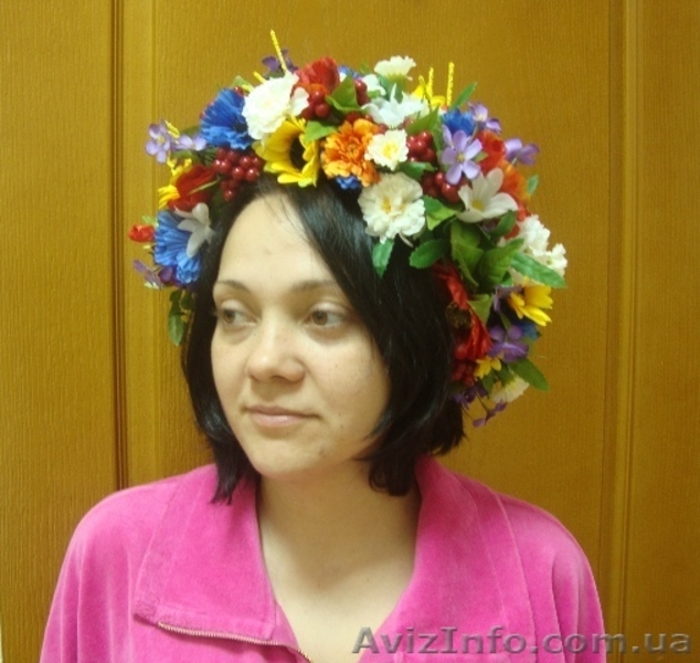 Венок украинский с маками ромашками и лентами - <ro>Изображение</ro><ru>Изображение</ru> #4, <ru>Объявление</ru> #684114
