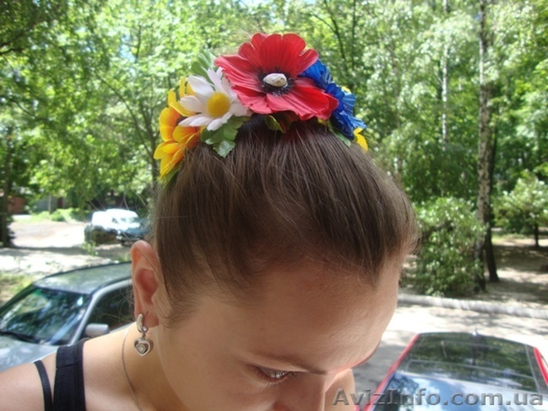 Украинский венок на голову, купить венок украинский,обручи - <ro>Изображение</ro><ru>Изображение</ru> #2, <ru>Объявление</ru> #687880