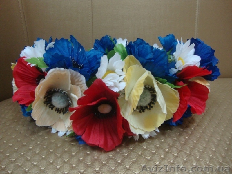 Украинский венок на голову, купить венок украинский,обручи - <ro>Изображение</ro><ru>Изображение</ru> #3, <ru>Объявление</ru> #687880