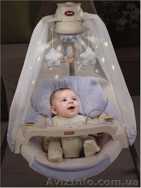 Новая колыбель-качели "Звездное сияние" Fisher Price с проектором - <ro>Изображение</ro><ru>Изображение</ru> #4, <ru>Объявление</ru> #727765