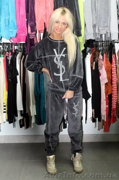 Стильный велюровый костюм Yves Saint Laurent (YSL) - <ro>Изображение</ro><ru>Изображение</ru> #3, <ru>Объявление</ru> #702283