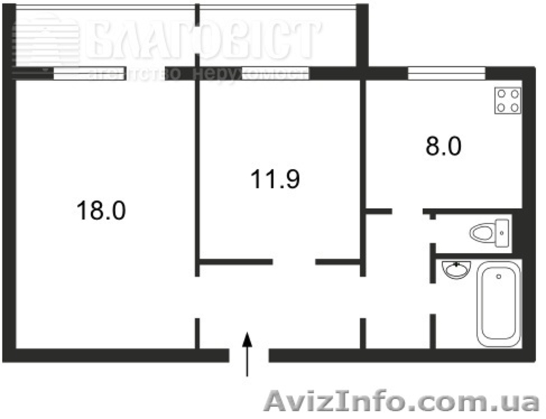 2р кв. ул. Тростянецкая 3 - <ro>Изображение</ro><ru>Изображение</ru> #1, <ru>Объявление</ru> #730552