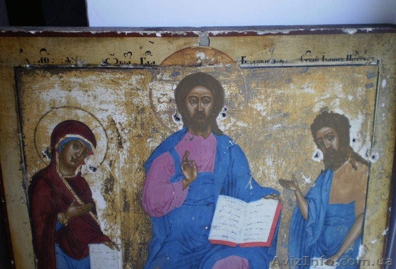 Икона Спас на престоле с Предстоящими 52.6 х 43.3 - <ro>Изображение</ro><ru>Изображение</ru> #3, <ru>Объявление</ru> #729231