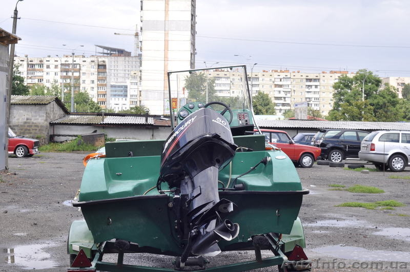 Моторная лодка + Mercury 50 - <ro>Изображение</ro><ru>Изображение</ru> #4, <ru>Объявление</ru> #758928