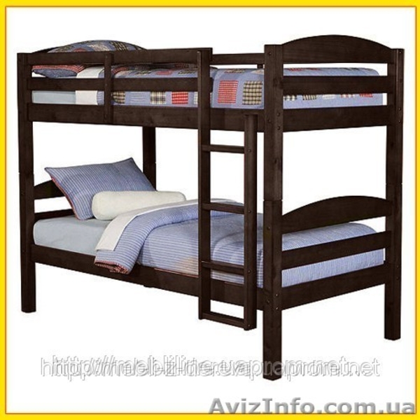 Выгодное предложение от завода-изготовителя! Детские двухъярусные кровати из нат - <ro>Изображение</ro><ru>Изображение</ru> #4, <ru>Объявление</ru> #757522