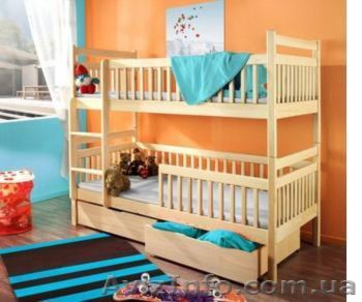 Выгодное предложение от завода-изготовителя! Детские двухъярусные кровати из нат - <ro>Изображение</ro><ru>Изображение</ru> #6, <ru>Объявление</ru> #757522