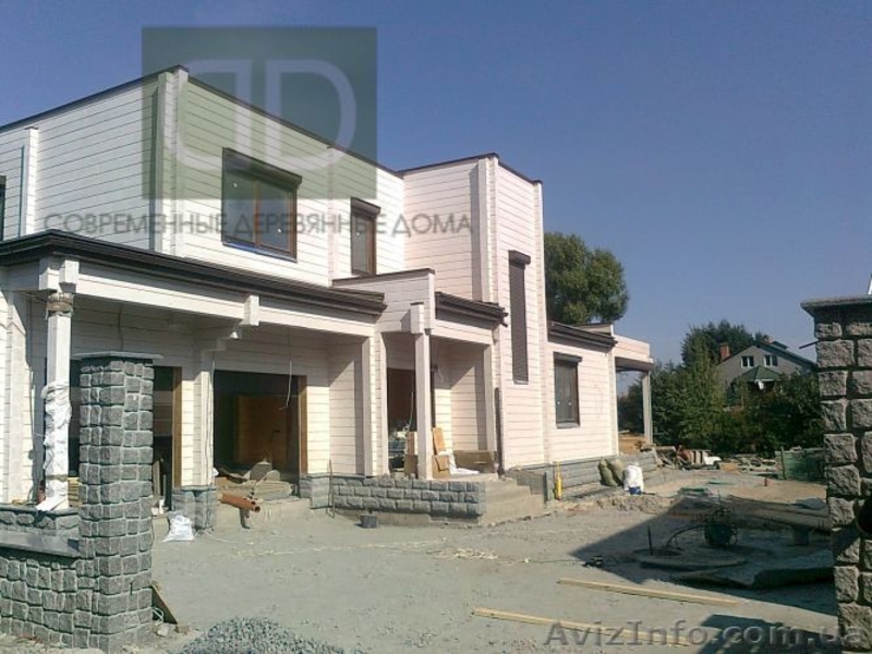 ПОСТРОИМ ДЕРЕВЯННЫЙ ДОМ, СРУБ, КОТТЕДЖ - <ro>Изображение</ro><ru>Изображение</ru> #2, <ru>Объявление</ru> #408605