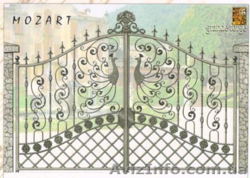 Эксклюзивные кованые ворота, элементы ковки, горячая ковка, ковка - <ro>Изображение</ro><ru>Изображение</ru> #10, <ru>Объявление</ru> #778272