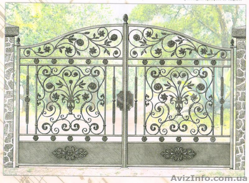 Эксклюзивные кованые ворота, элементы ковки, горячая ковка, ковка - <ro>Изображение</ro><ru>Изображение</ru> #9, <ru>Объявление</ru> #778272