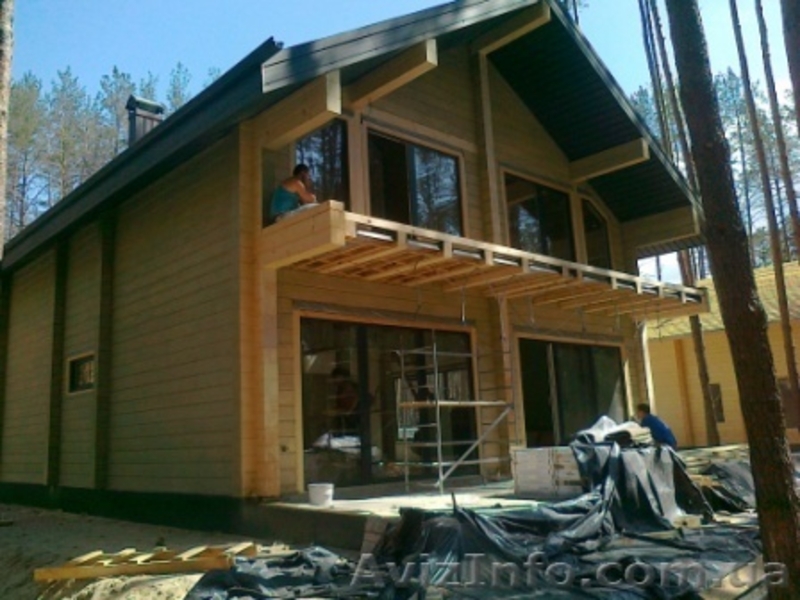 ПОСТРОИМ ДЕРЕВЯННЫЙ ДОМ, СРУБ, КОТТЕДЖ - <ro>Изображение</ro><ru>Изображение</ru> #1, <ru>Объявление</ru> #408605