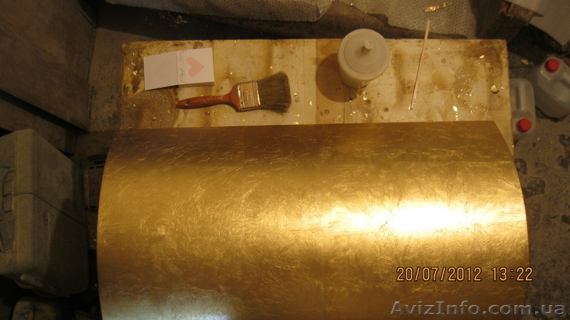 Роспись по потали, золочение в интерьере, позолота колон - <ro>Изображение</ro><ru>Изображение</ru> #2, <ru>Объявление</ru> #767857