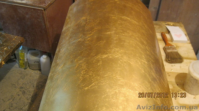 Роспись по потали, золочение в интерьере, позолота колон - <ro>Изображение</ro><ru>Изображение</ru> #3, <ru>Объявление</ru> #767857