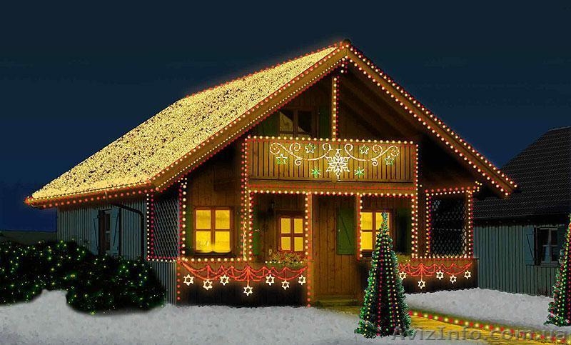 Новогоднее оформление Киев, Новогодняя иллюминация домов Киев - <ro>Изображение</ro><ru>Изображение</ru> #1, <ru>Объявление</ru> #799249