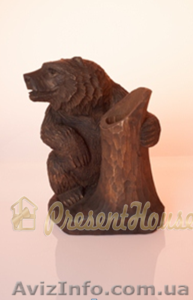 Продам статуэтку медведя из дерева - <ro>Изображение</ro><ru>Изображение</ru> #2, <ru>Объявление</ru> #785673