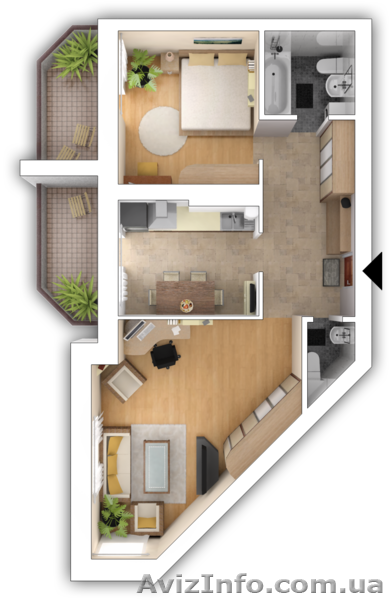 Продам двухкомнатную квартиру в ЖК "Петровский квартал"  - <ro>Изображение</ro><ru>Изображение</ru> #2, <ru>Объявление</ru> #787792