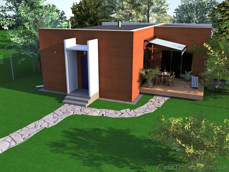 Эконом-коттедж 73 м. кв. Готовый проект - <ro>Изображение</ro><ru>Изображение</ru> #2, <ru>Объявление</ru> #824404