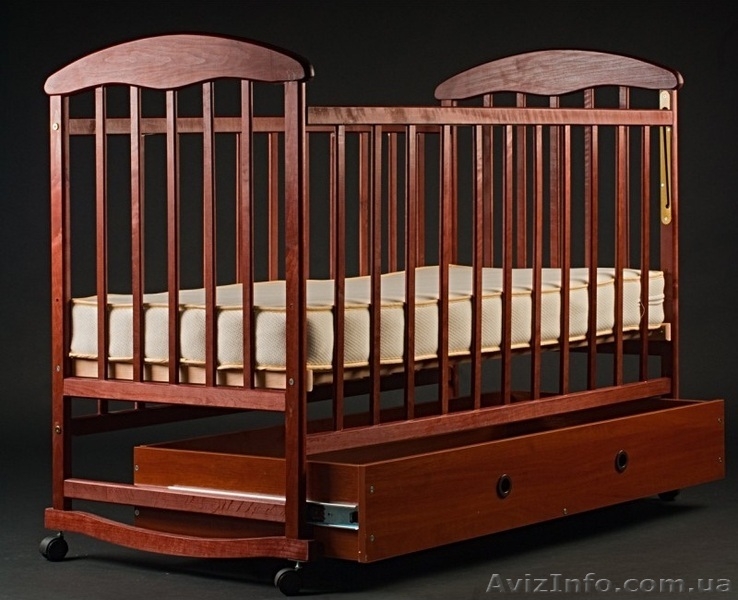 Кроватка Наталка с ящиком Ясень  - <ro>Изображение</ro><ru>Изображение</ru> #2, <ru>Объявление</ru> #833367