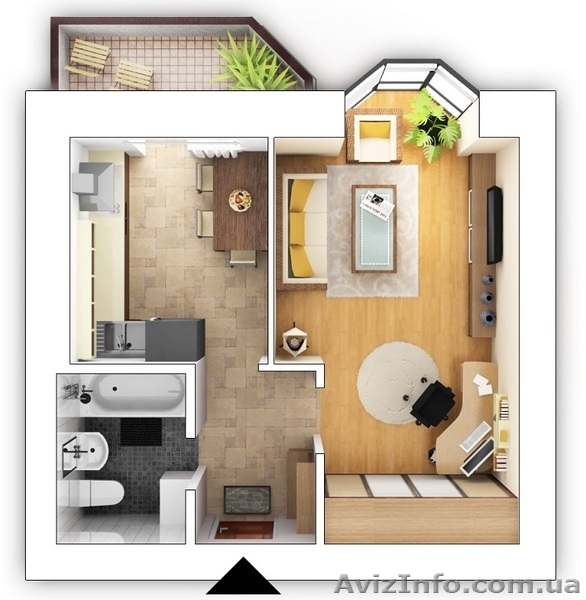 Продам 1-к квартиру в ЖК \"Петровский квартал\" - <ro>Изображение</ro><ru>Изображение</ru> #2, <ru>Объявление</ru> #837354