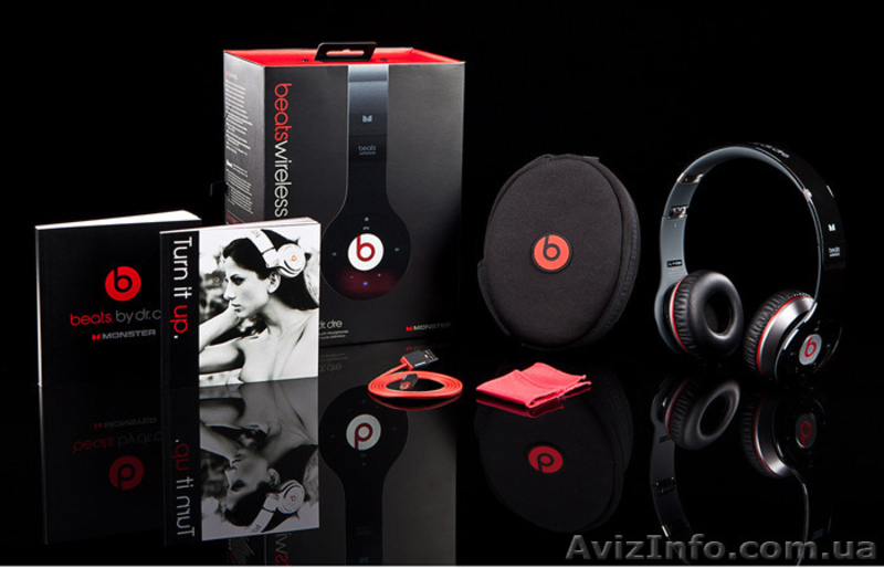 Оригинальные Monster Beats By Dr. Dre Wireless Накладные - <ro>Изображение</ro><ru>Изображение</ru> #1, <ru>Объявление</ru> #849698