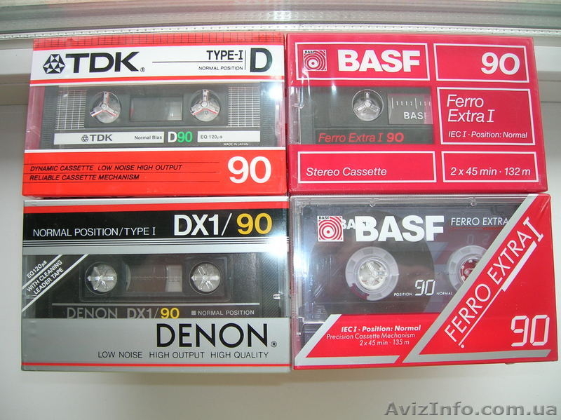 Новые запечатанные аудиокассеты - <ro>Изображение</ro><ru>Изображение</ru> #1, <ru>Объявление</ru> #836930