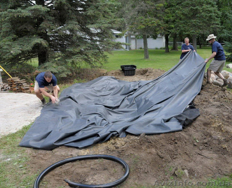 Пленка для пруда, бутилкаучуковая пленка Карлайл - <ro>Изображение</ro><ru>Изображение</ru> #2, <ru>Объявление</ru> #846222