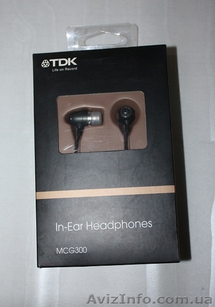 Наушники вакуумные вкладыши TDK MCG300 - <ro>Изображение</ro><ru>Изображение</ru> #3, <ru>Объявление</ru> #847395