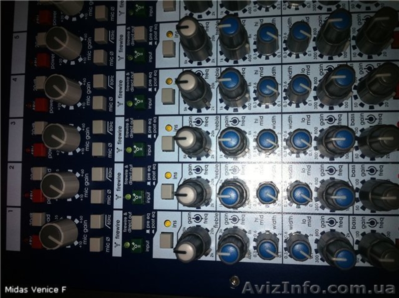 распродажа высшей лиги микшер.консоли MIDAS VENICE F - <ro>Изображение</ro><ru>Изображение</ru> #3, <ru>Объявление</ru> #861199