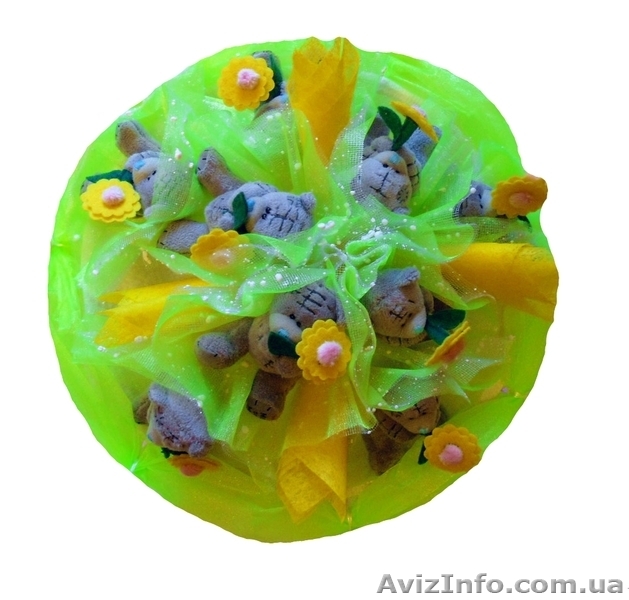 Букет из мягких игрушек мишек тедди - <ro>Изображение</ro><ru>Изображение</ru> #4, <ru>Объявление</ru> #869713