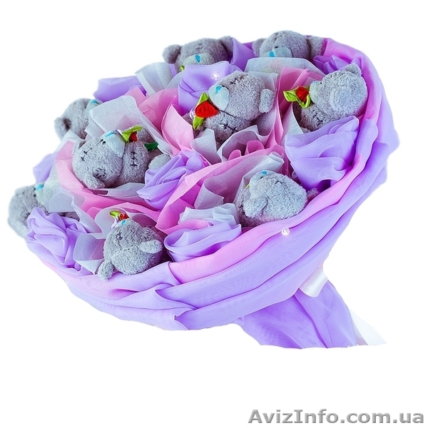 Букет из мягких игрушек мишек тедди - <ro>Изображение</ro><ru>Изображение</ru> #2, <ru>Объявление</ru> #869713