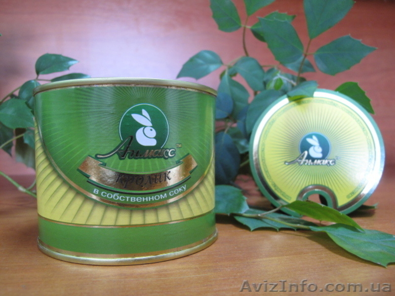 Мясо кроля в собственном соку ж/б 525 гр. - <ro>Изображение</ro><ru>Изображение</ru> #2, <ru>Объявление</ru> #857138