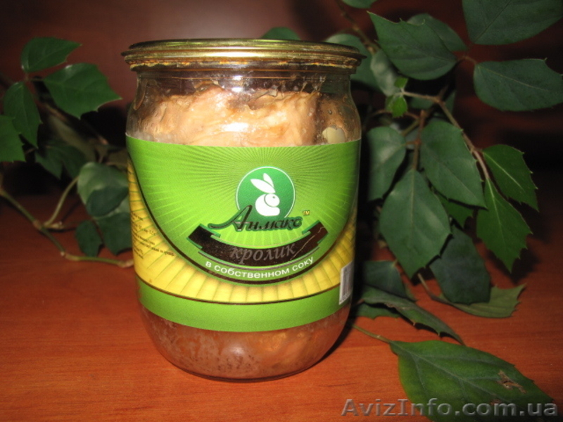 Мясо кроля в собственном соку ж/б 525 гр. - <ro>Изображение</ro><ru>Изображение</ru> #3, <ru>Объявление</ru> #857138