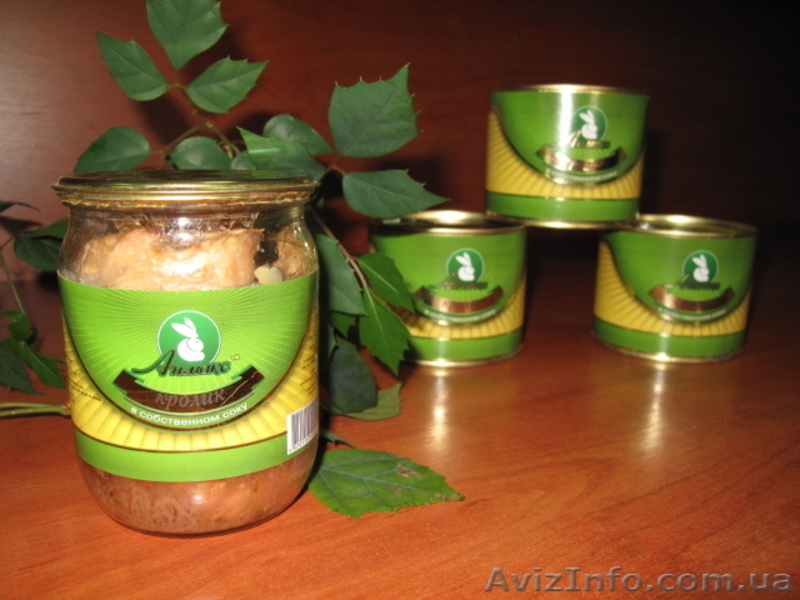 Мясо кроля в собственном соку ж/б 525 гр. - <ro>Изображение</ro><ru>Изображение</ru> #4, <ru>Объявление</ru> #857138