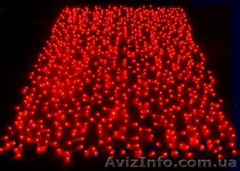 Светодиодная гирлянда Занавес (дождь) 2х3м  - <ro>Изображение</ro><ru>Изображение</ru> #4, <ru>Объявление</ru> #878580