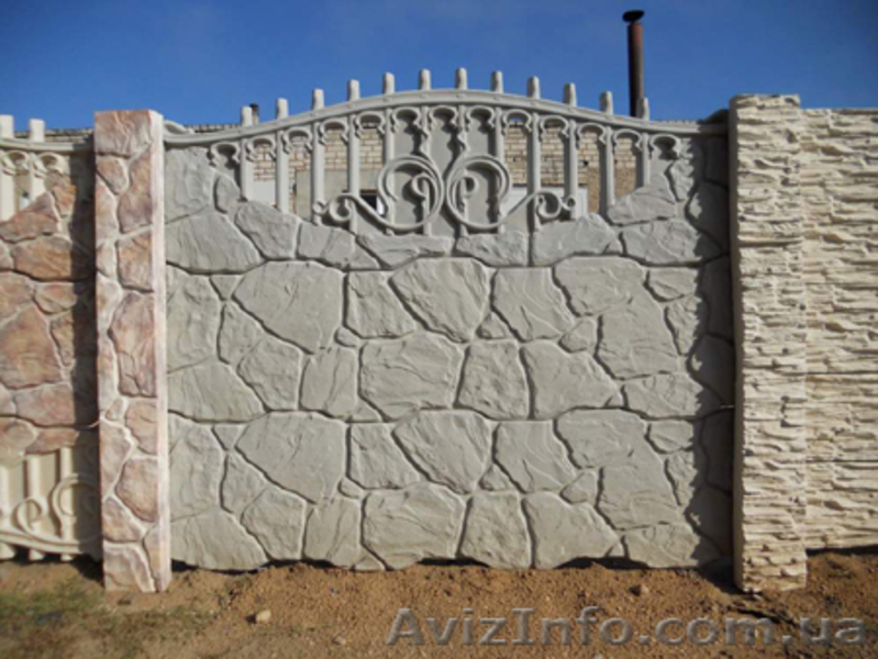 Заборы из бетона - <ro>Изображение</ro><ru>Изображение</ru> #3, <ru>Объявление</ru> #881720